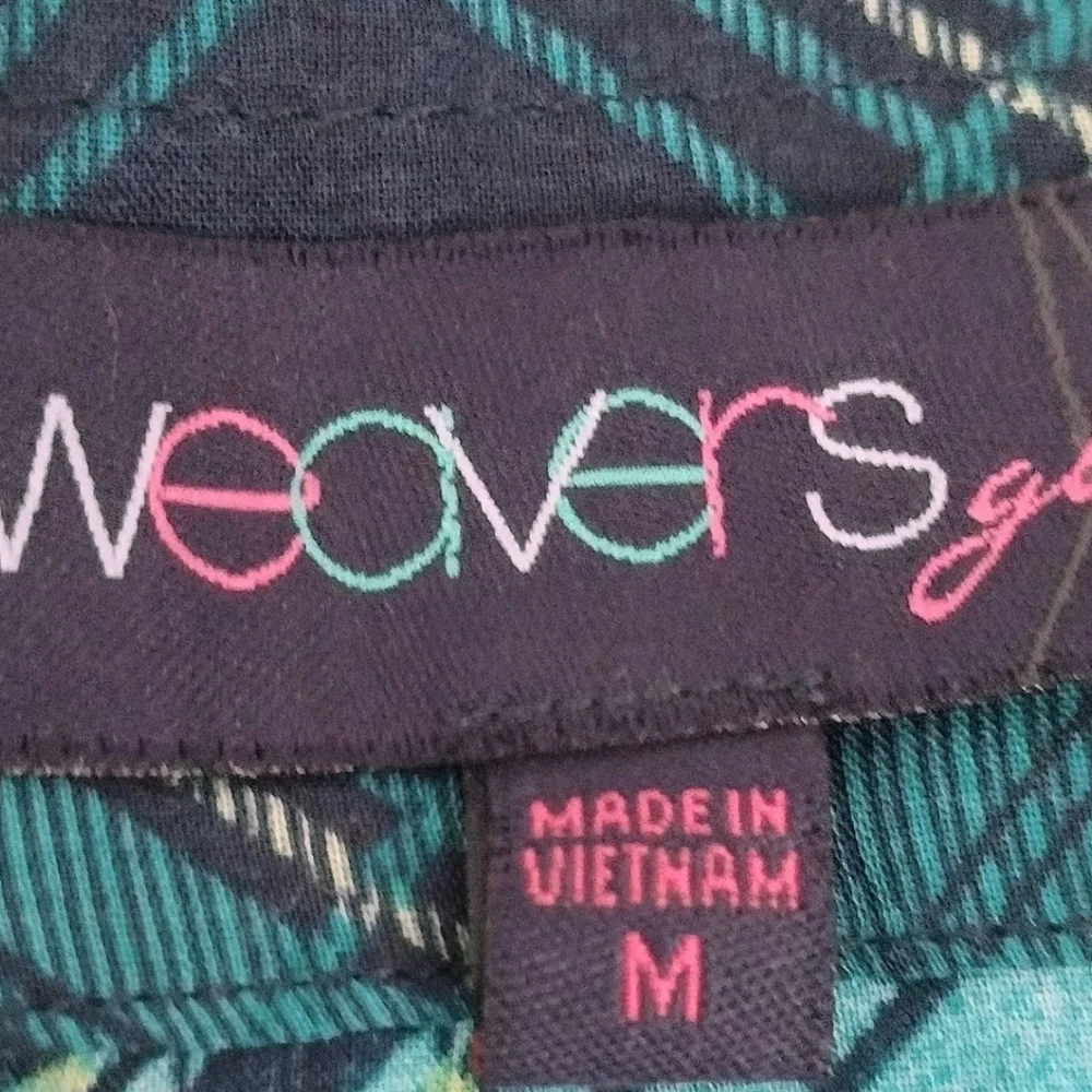 Weavers Girl Plaid 4 Piece Skirt Set Size Medium